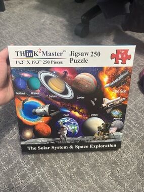 Kids 250-Piece Solar System Puzzle - Multicolor